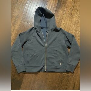 Rhone Dreamglow Full Zip Jacket Hoodie Black/gray Hoodie SZ M